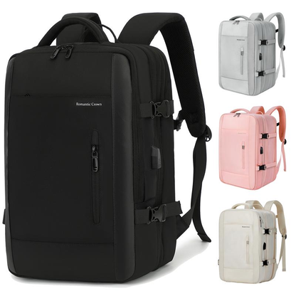 Mochila Executiva Impermeável Grande com USB para Notebook | Ideal para Trabalho, Escola e Viagens