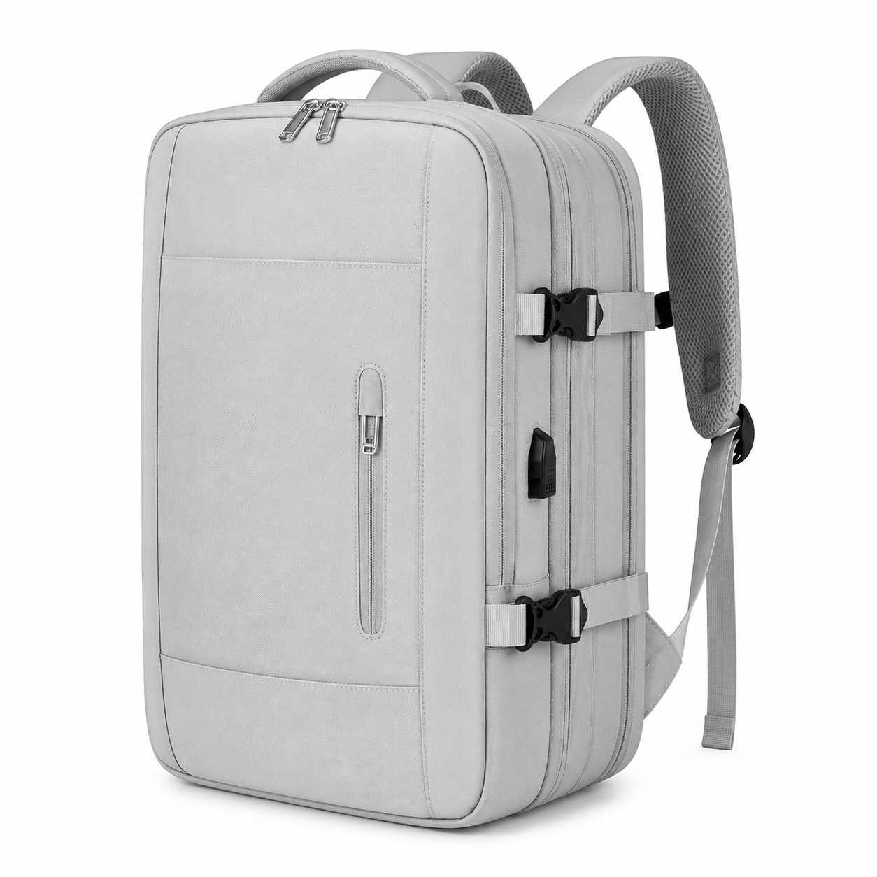 Mochila Executiva Impermeável Grande com USB para Notebook | Ideal para Trabalho, Escola e Viagens
