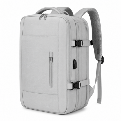 Mochila Executiva Impermeável Grande com USB para Notebook | Ideal para Trabalho, Escola e Viagens