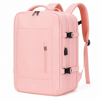 Mochila Executiva Impermeável Grande com USB para Notebook | Ideal para Trabalho, Escola e Viagens