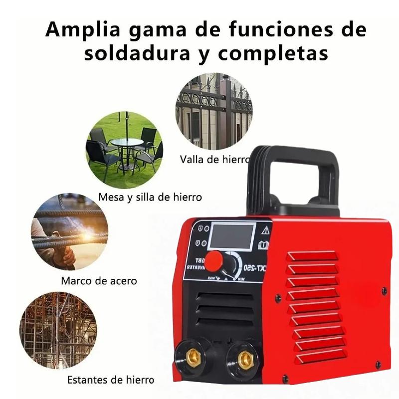 Máquina Solda Inversora 220V Display Digital eletrodo antiaderente Portátil Classe de Proteção F IP21S