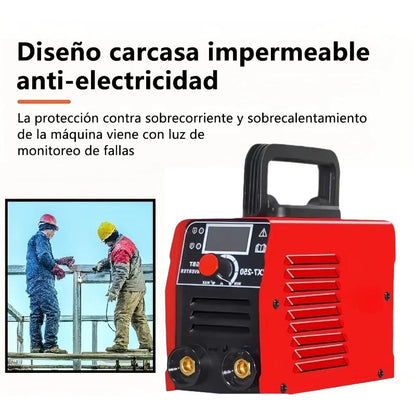 Máquina Solda Inversora 220V Display Digital eletrodo antiaderente Portátil Classe de Proteção F IP21S