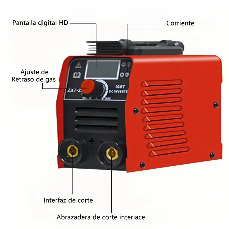 Máquina Solda Inversora 220V Display Digital eletrodo antiaderente Portátil Classe de Proteção F IP21S
