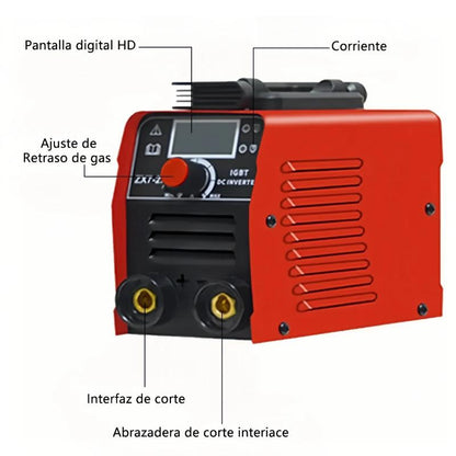 Máquina Solda Inversora 220V Display Digital eletrodo antiaderente Portátil Classe de Proteção F IP21S