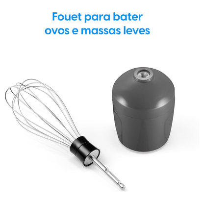 Mixer Power Inox 3 Em 1 Elgin Lunar 600w Batedor Processador