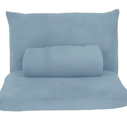 Kit Jogo de Lençol Soft Plush Felpudo de Manta Solteiro/Casal/Queen/King 3 Peças com Elástico 100% Algodão para Inverno Macio Com Porta Travesseiro