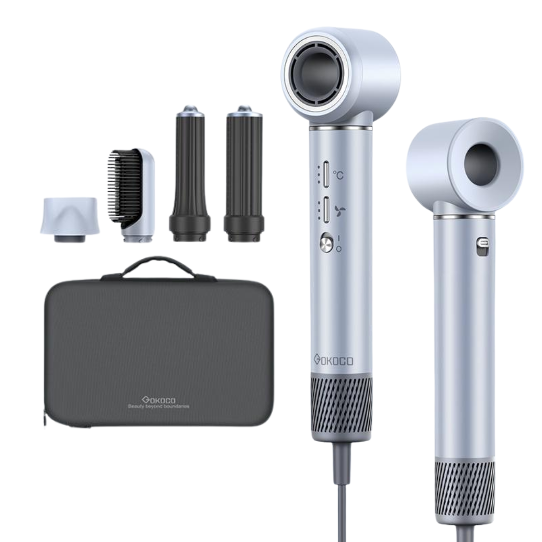 GOKOCO Secador de Cabelo Profissional 5 em 1 * 1400W 120.000 RPM