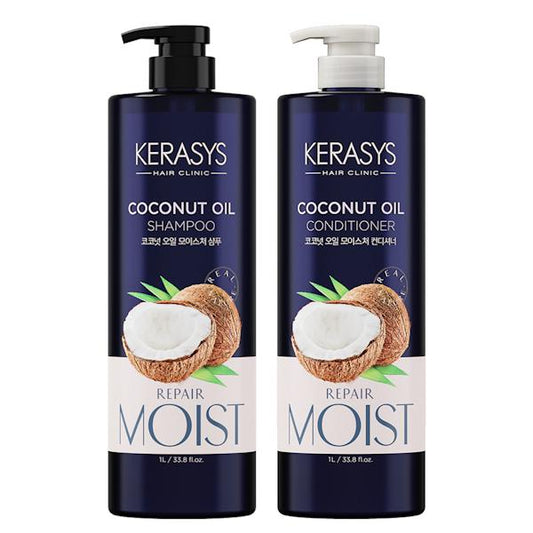 Kerasys - Coconut Oil - Shampoo 1L e Condicionador 1L